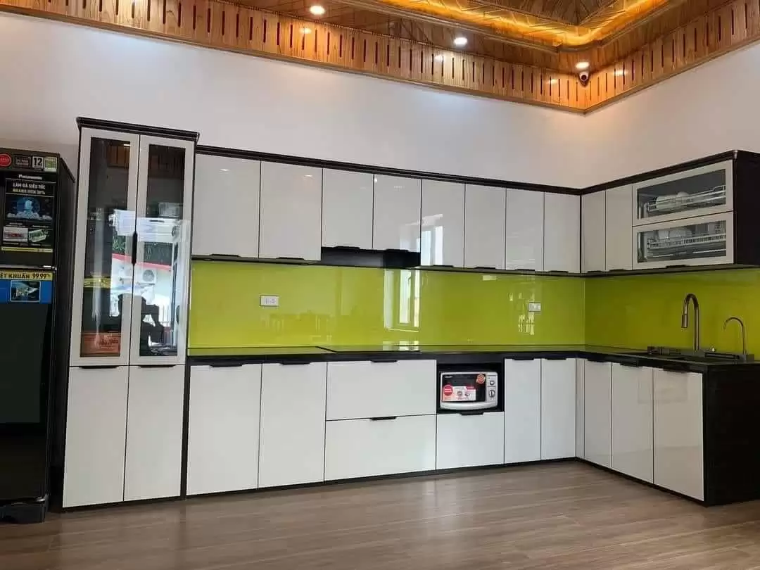 Tủ bếp inox modul không mối hàn 1