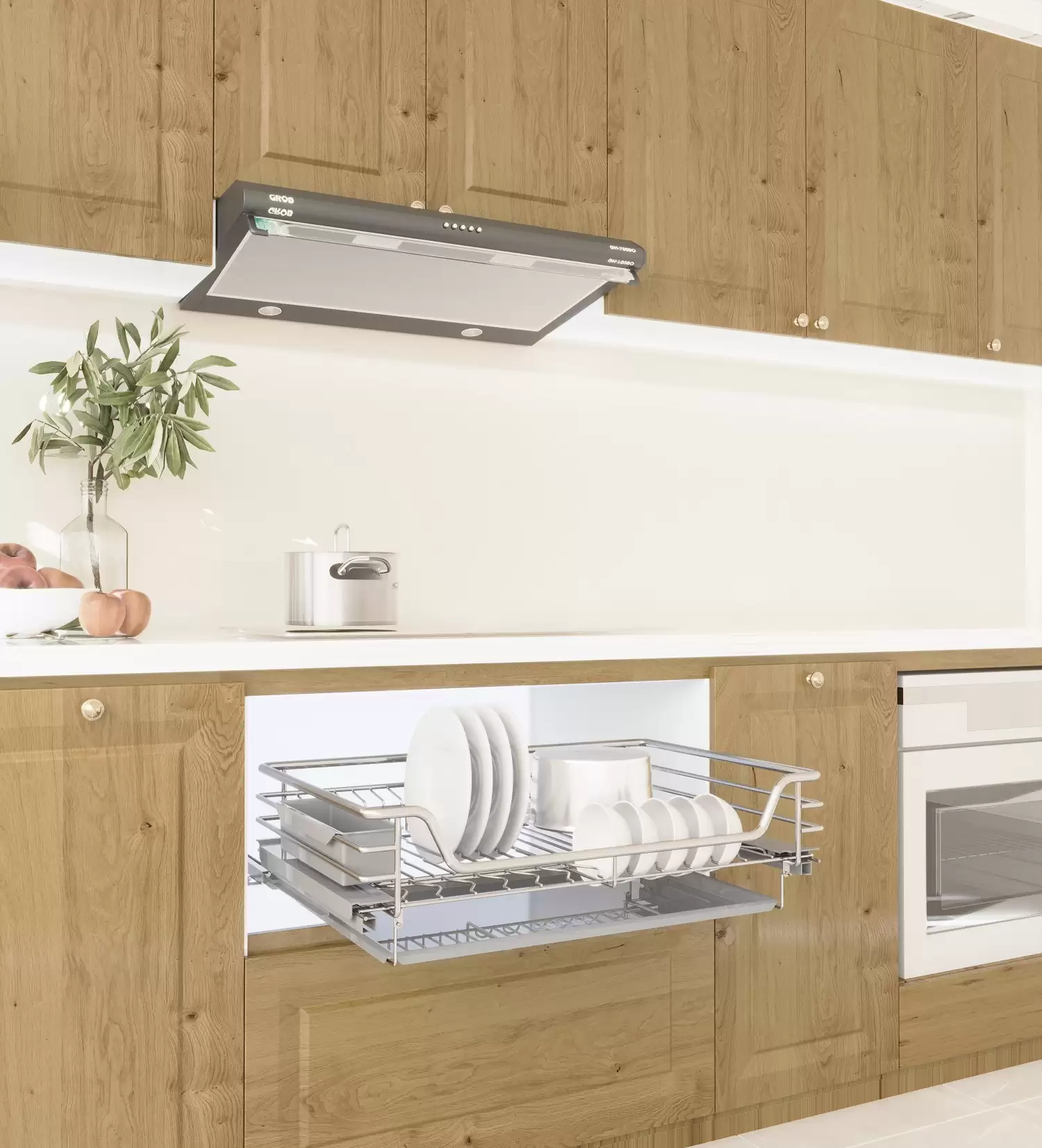 Giá Bát Đĩa Đa Năng Euplus EV80 Inox 304 Nan vuông