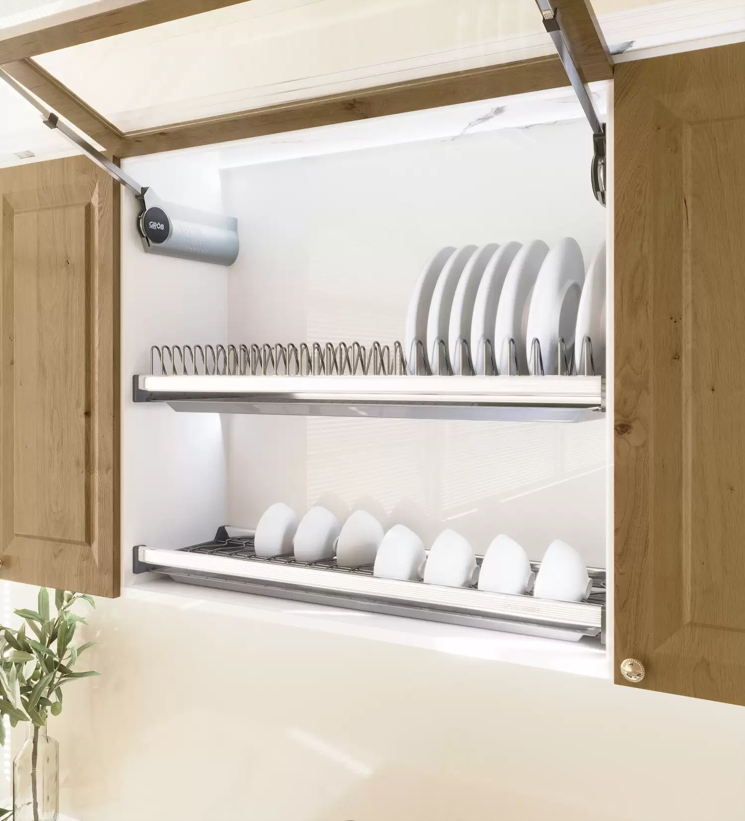 GIÁ BÁT ĐĨA CỐ ĐỊNH EUPLUS EP280 2 TẦNG INOX 304