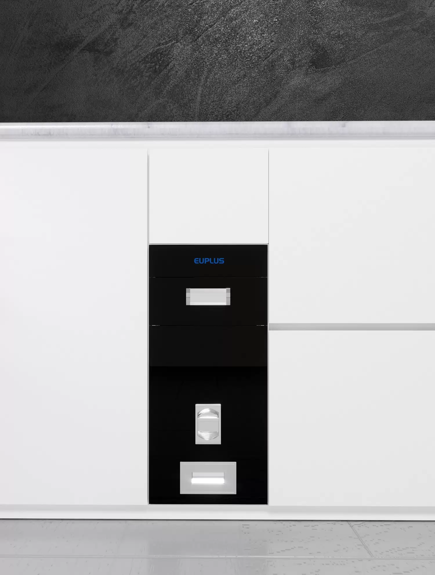 THÙNG GẠO EUPLUS B30 MẶT GƯƠNG ĐEN