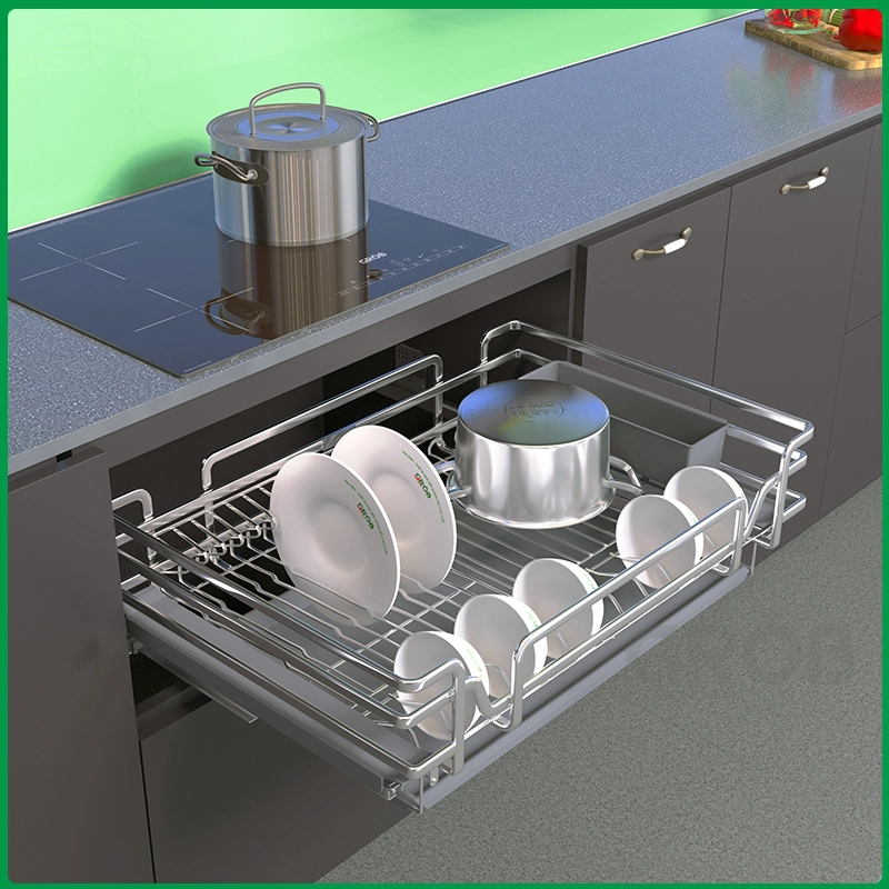 KỆ ĐỰNG BÁT ĐĨA ĐA NĂNG NAN OVAL SUS304