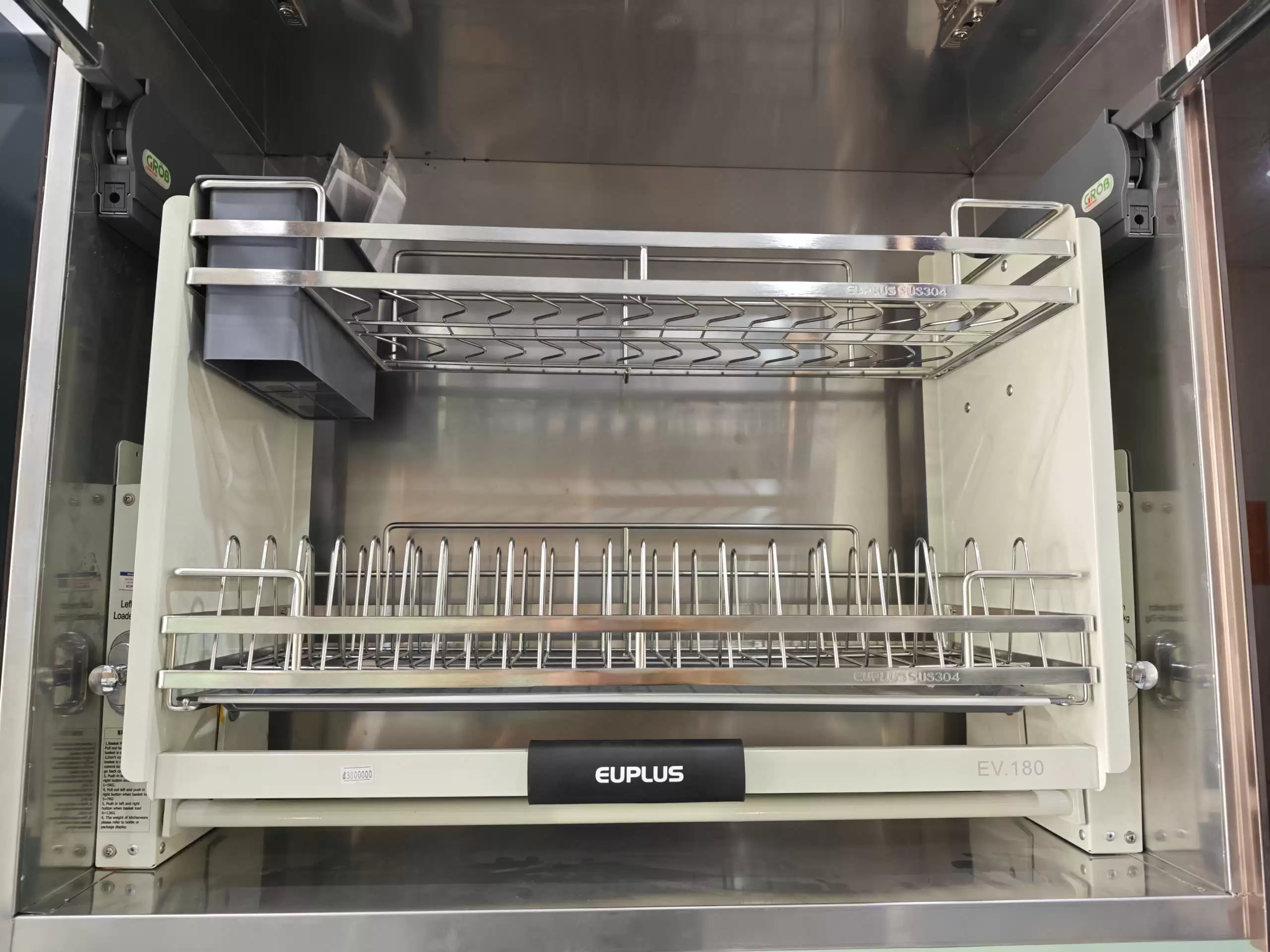 GIÁ BÁT ĐĨA NÂNG HẠ EUPLUS EVI80 INOX 304